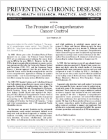 The Promise of Comprehensive Cancer Control
