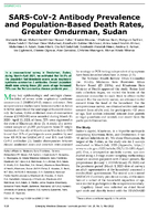 SARSCoV2 Antibody Prevalence and PopulationBased Death Rates Greater Omdurman Sudan