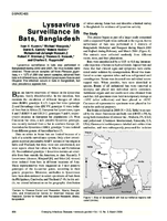 Lyssavirus Surveillance in Bats Bangladesh