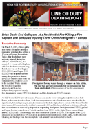 Brick Gable End Collapses at a Residential Fire Killing a Fire Captain and Seriously Injuring Three Other Firefighters  Illinois