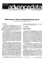 1983 Summary National Hospital Discharge Survey
