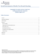 Social Determinants of Health YearRound Schooling