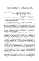 Weekly abstract of sanitary reports  v 4 no 22 May 31 1889