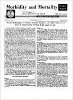 Morbidity and Mortality Weekly Report Vol 5 No 3 January 27 1956