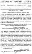 Absract of sanitary reports  v 7 no 47 November 18 1892
