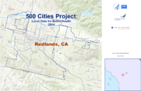 500 Cities Project Local Data for Better Health 2014 Redlands CA