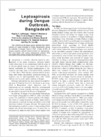 Leptospirosis during Dengue Outbreak Bangladesh