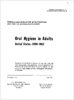 Oral hygiene in adults United States 19601962