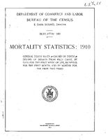 Mortality Statistics 1910