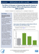 The Effect of Changes in Selected Agespecific Causes of Death on NonHispanic White Life Expectancy Between 2000 and 2014