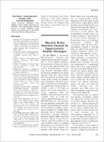 Mycotic Brain Abscess Caused by Opportunistic Reptile Pathogen