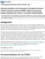 Interim Guidance for Emergency Medical Services