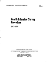 Health Interview Survey Procedure  19571974