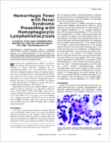 Hemorrhagic Fever with Renal Syndrome Presenting with Hemophagocytic Lymphohistiocytosis