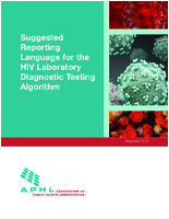 Suggested Reporting Language for the HIV Laboratory Diagnostic Testing Algorithm
