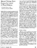 Missouri drainage basin program for control of water pollution