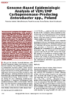 GenomeBased Epidemiologic Analysis of VIMIMP CarbapenemaseProducing Enterobacter spp Poland