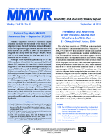 MMWR Morbidity and Mortality Weekly Report Vol 59 No 37 September 24 2010