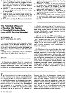 The Potential Efficiency of Routine HIV Testing of Hospital PatientsData from a CDC Sentinel Hospital