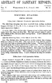 Abstract of sanitary reports  v V no 26 June 27 1890