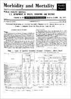 Morbidity and Mortality Weekly Report Vol 6 No 26 for Release July 6 1957