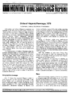 Births of Hispanic parentage 1978