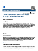 Labor Foreman Falls to His Death Inside Municipal Water Tank in Indiana FACE 8814