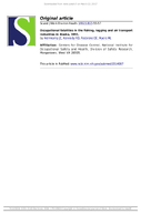 Occupational Fatalities in the Fishing Logging and Air Transport Industries in Alaska 1991