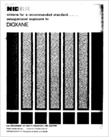 Criteria for a Recommended Standard Occupational Exposure to Dioxane 1977