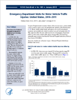 Emergency Department Visits for Motor Vehicle Traffic Injuries United States 20102011