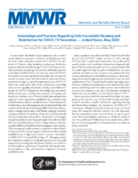 Knowledge and Practices Regarding Safe Household Cleaning and Disinfection for COVID19 Prevention  United States May 2020