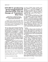 CTXM15producing Enteroaggregative Escherichia coli as Cause of Travelers Diarrhea