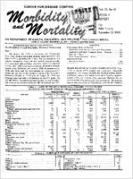 Morbidity and Mortality Weekly Report Vol 23 No 47 week ending November 23 1974