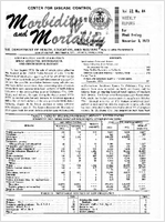 Morbidity and Mortality Weekly Report Vol 22 No 44 week ending November 3 1973