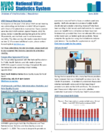 National Vital Statistics System Division of Vital Statistics Newsletter June 2020