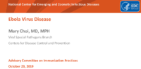 Ebola Virus Disease