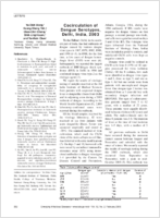 Cocirculation of Dengue Serotypes Delhi India 2003