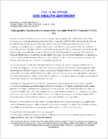FalsePositive Results with a CommerciallyAvailable West Nile Virus IgM ELISA Kit Tuesday October 14 2008 1540 EDT 340 PM EDT