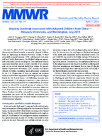 Measles Outbreak Associated with Adopted Children from China  Missouri Minnesota and Washington July 2013