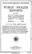Public Health Reports  v 48 no 26  cover