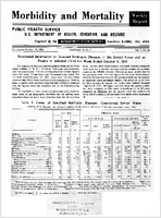 Morbidity and Mortality Weekly Report For release October 17 1958 Vol 7 No 41