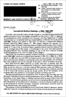MMWR Morbidity and Mortality Weekly Report June 5 1987  Vol 36  No 21