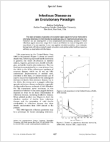Infectious disease as an evolutionary paradigm