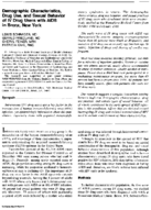 Demographic characteristics drug use and sexual behavior of iv drug user with AIDS in Bronx New York