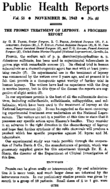 Public health reports  v 56 no 6 NOVEMBER 26 1943