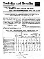 Morbidity and Mortality Weekly Report For release May 16 1958 Vol 7 No 19
