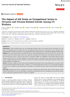 The Impact of Job Strain on Occupational Access to Firearms and FirearmRelated Suicide Among US Workers