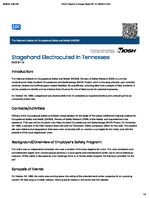 Stagehand Electrocuted in Tennessee FACE 8714