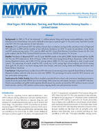 Morbidity and Mortality Weekly Report MMWR  Early Release  Vol 61 November 27 2012