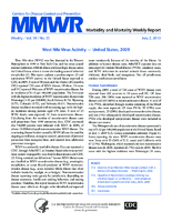 MMWR Morbidity and Mortality Weekly Report Vol 59 No 25 July 2 2010